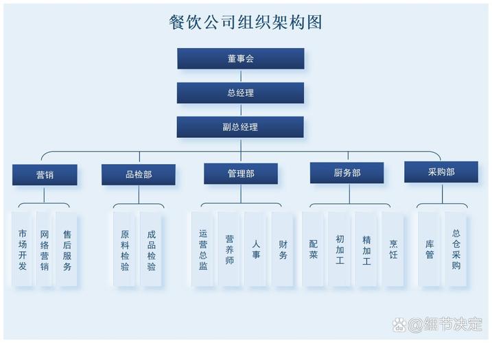 餐饮公司组织框架与项目策划解析